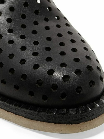 Rag & Bone Milo Crepe Honeycomb Perforated Oxfords - Picture 3 of 8